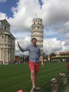 matthew at leaning tower